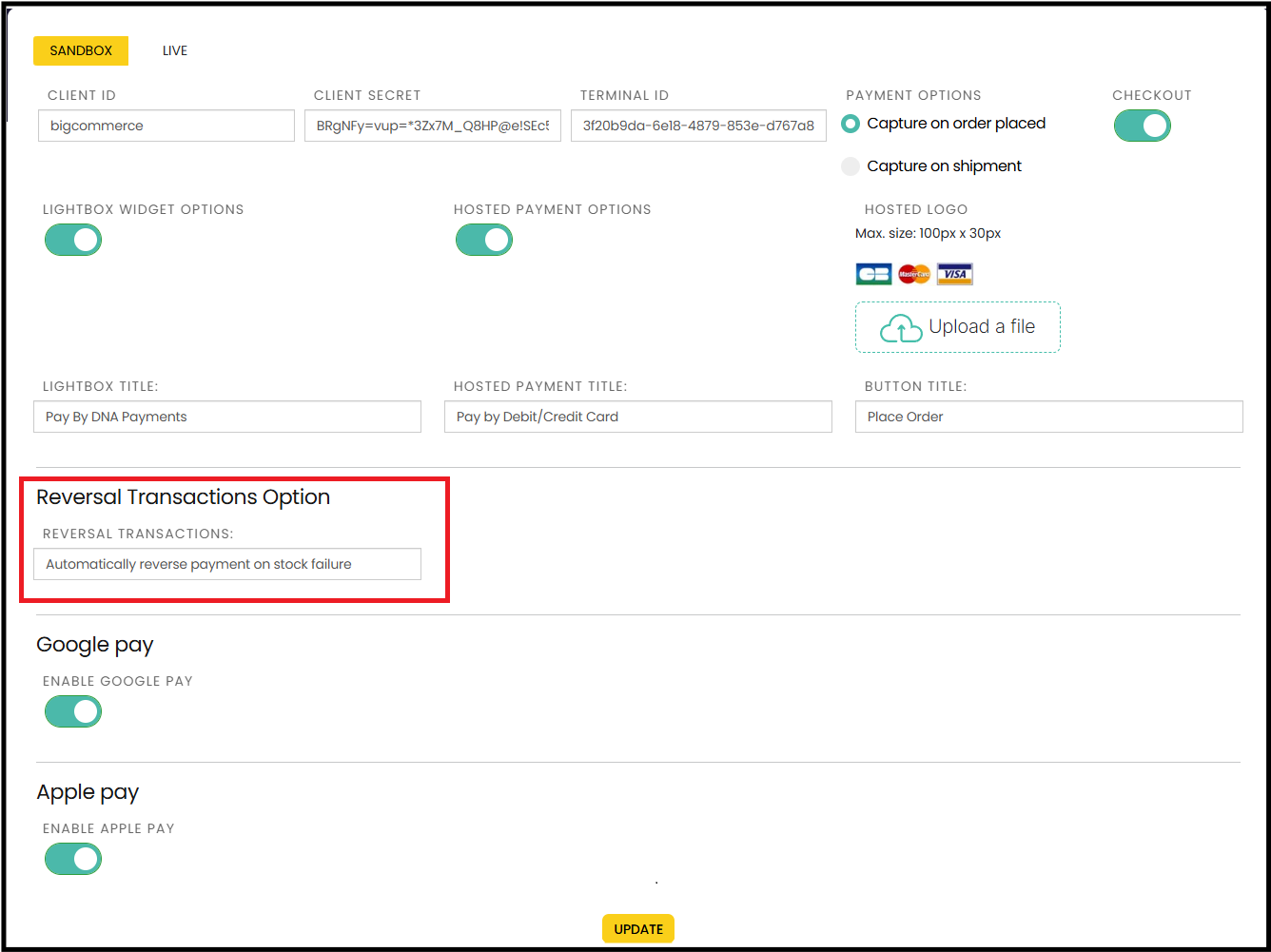 ReversalTransactionOption