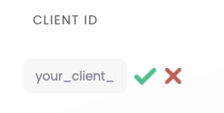Edit Client ID